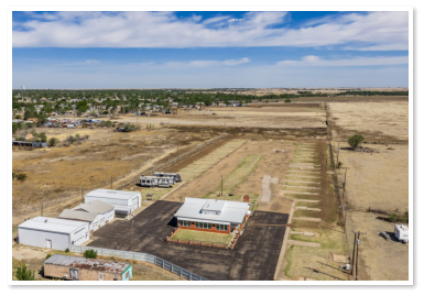 aerial view of our rv park